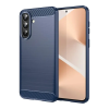 Gigapack Szilikon telefonvédő légpárnás sarok karbon minta Samsung Galaxy A57 5G sötétkék GP-182907