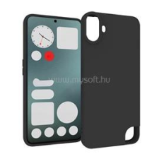 Gigapack Szilikon telefonvédő (matt) FEKETE (GP-167687) tok és táska
