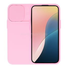 Gigapack Szilikon telefonvédő (matt, mikrofiber plüss belső, kameravédő) RÓZSASZÍN (GP-144976) tok és táska