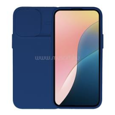 Gigapack Szilikon telefonvédő (matt, mikrofiber plüss belső, kameravédő) SÖTÉTKÉK (GP-163070) tok és táska