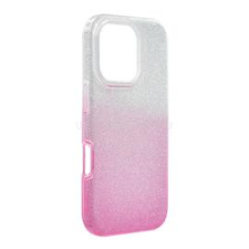 Gigapack Szilikon telefonvédő (műanyag belső, csillogó hátlap) ÁTLÁTSZÓ/RÓZSASZÍN (GP-160074) tok és táska