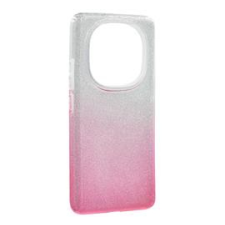 Gigapack Szilikon telefonvédő (műanyag belső, csillogó hátlap) ÁTLÁTSZÓ/RÓZSASZÍN (GP-167210) tok és táska