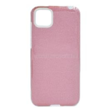 Gigapack Szilikon telefonvédő (műanyag belső, csillogó hátlap) RÓZSASZÍN (GP-98069) tok és táska