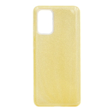 Gigapack Szilikon telefonvédő (műanyag belső, csillogó hátlap) sárga gp-98039 tok és táska