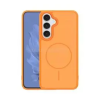 Gigapack Szilikon telefonvédő (műanyag hátlap, ütésállóság, légpárnás sarok, kameravédő, MagSafe) NARANCSSÁRGA (GP-181554)