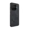 Gigapack Szilikon telefonvédő nappa bőr hátlap légpárnás sarok MagSafe Xiaomi 17T Pro fekete GP-189528