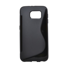 Gigapack Szilikon telefonvédő (S-line) FEKETE [Samsung Galaxy S6 (SM-G920)] tok és táska
