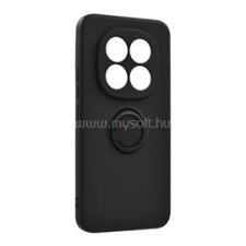 Gigapack Szilikon telefonvédő (tartógyűrű, mikrofiber plüss belső, mágneses, kameravédő) FEKETE (GP-180556) tok és táska