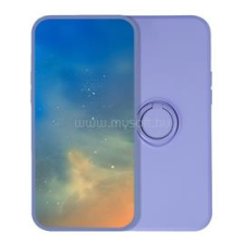 Gigapack Szilikon telefonvédő (tartógyűrű, mikrofiber plüss belső, mágneses, kameravédő) LILA (GP-179672) tok és táska