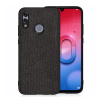 Gigapack Szilikon telefonvédő (textil hátlap) FEKETE