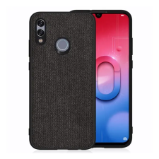 Gigapack Szilikon telefonvédő (textil hátlap) FEKETE tok és táska