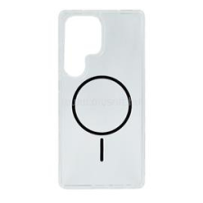 Gigapack Szilikon telefonvédő (ultravékony, műanyag hátlap, MagSafe, légpárnás sarok) FEKETE (GP-171549) tok és táska