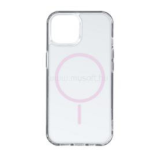 Gigapack Szilikon telefonvédő (ultravékony, műanyag hátlap, MagSafe, légpárnás sarok) RÓZSASZÍN (GP-171566) tok és táska