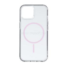 Gigapack Szilikon telefonvédő (ultravékony, műanyag hátlap, MagSafe, légpárnás sarok) RÓZSASZÍN (GP-173608) tok és táska