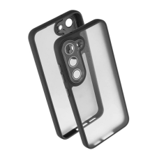 Gigapack Szilikon telefonvédő (ütésállóság, akril hátlap, kameravédő) FEKETE Samsung Galaxy S23 (SM-S911) tok és táska
