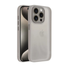 Gigapack Szilikon telefonvédő (ütésállóság, akril hátlap, kameravédő) VILÁGOSSZÜRKE Apple iPhone 16 tok és táska
