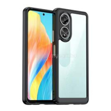 Gigapack Szilikon telefonvédő (ütésállóság, átlátszó hátlap) FEKETE (GP-155977) tok és táska