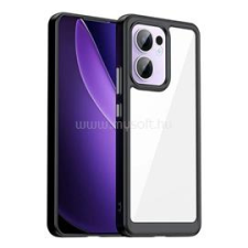 Gigapack Szilikon telefonvédő (ütésállóság, átlátszó hátlap) FEKETE (GP-168013) tok és táska