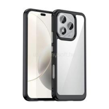 Gigapack Szilikon telefonvédő (ütésállóság, átlátszó hátlap) FEKETE (GP-170326) tok és táska
