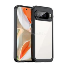 Gigapack Szilikon telefonvédő (ütésállóság, átlátszó hátlap) FEKETE (GP-174323) tok és táska