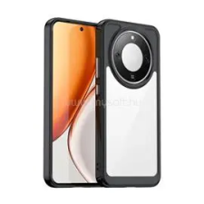 Gigapack Szilikon telefonvédő (ütésállóság, átlátszó hátlap) FEKETE (GP-180170) tok és táska