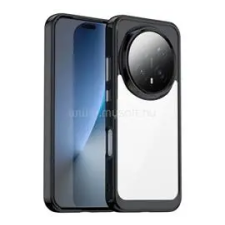 Gigapack Szilikon telefonvédő (ütésállóság, átlátszó hátlap) FEKETE (GP-180586) tok és táska