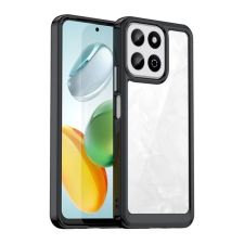 Gigapack Szilikon telefonvédő (ütésállóság, átlátszó hátlap) FEKETE Honor 200 Smart 5G tok és táska