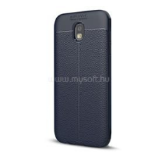 Gigapack Szilikon telefonvédő (ütésállóság, bőr hatású, varrás minta) SÖTÉTKÉK (GP-73659) tok és táska