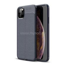 Gigapack Szilikon telefonvédő (ütésállóság, bőr hatású, varrás minta) SÖTÉTKÉK (GP-90156) tok és táska