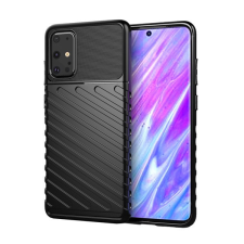 Gigapack Szilikon telefonvédő (ütésállóság, csíkos, dombor minta) FEKETE tok és táska