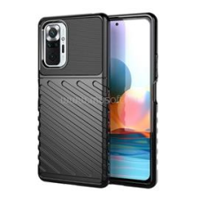 Gigapack Szilikon telefonvédő (ütésállóság, csíkos, dombor minta) FEKETE (GP-106329) tok és táska