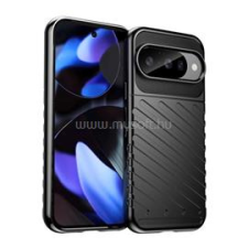 Gigapack Szilikon telefonvédő (ütésállóság, csíkos, dombor minta) FEKETE (GP-174327) tok és táska