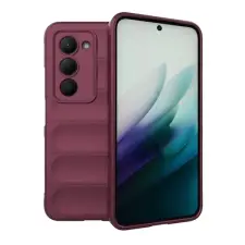 Gigapack Szilikon telefonvédő (ütésállóság, kameravédő, 3D) BORDÓ Xiaomi Redmi 15 4G tok és táska