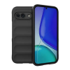 Gigapack Szilikon telefonvédő (ütésállóság, kameravédő, 3D) FEKETE Google Pixel 9a