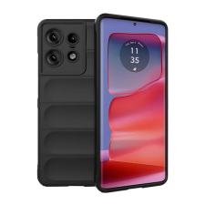 Gigapack Szilikon telefonvédő (ütésállóság, kameravédő, 3D) FEKETE Motorola Edge 50 Pro 5G tok és táska