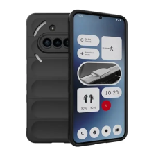 Gigapack Szilikon telefonvédő (ütésállóság, kameravédő, 3D) FEKETE Nothing Phone (3a) tok és táska