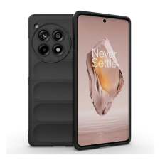 Gigapack Szilikon telefonvédő (ütésállóság, kameravédő, 3D) FEKETE OnePlus 12R 5g tok és táska
