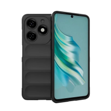 Gigapack Szilikon telefonvédő (ütésállóság, kameravédő, 3D) FEKETE Tecno Spark 20 tok és táska