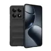 Gigapack Szilikon telefonvédő (ütésállóság, kameravédő, 3D) FEKETE Xiaomi 14T Pro 5G