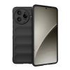 Gigapack Szilikon telefonvédő (ütésállóság, kameravédő, 3D) FEKETE Xiaomi Poco F7 Ultra