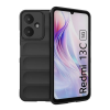 Gigapack Szilikon telefonvédő (ütésállóság, kameravédő, 3D) FEKETE Xiaomi Redmi 13C 5G