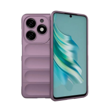Gigapack Szilikon telefonvédő (ütésállóság, kameravédő, 3D) LILA Tecno Spark 20 tok és táska