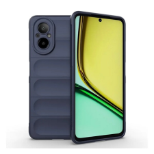 Gigapack Szilikon telefonvédő (ütésállóság, kameravédő, 3D) SÖTÉTKÉK Realme C67 4G tok és táska
