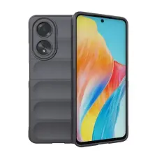 Gigapack Szilikon telefonvédő (ütésállóság, kameravédő, 3D) SÖTÉTSZÜRKE tok és táska
