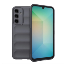 Gigapack Szilikon telefonvédő (ütésállóság, kameravédő, 3D) SÖTÉTSZÜRKE Samsung Galaxy A36 5G (SM-A366) tok és táska