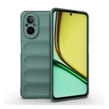 Gigapack Szilikon telefonvédő (ütésállóság, kameravédő, 3D) SÖTÉTZÖLD Realme C67 4G tok és táska