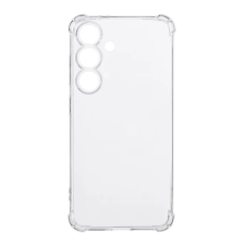 Gigapack Szilikon telefonvédő (ütésállóság, légpárnás sarok) ÁTLÁTSZÓ Samsung Galaxy S25 FE (SM-S731) tok és táska