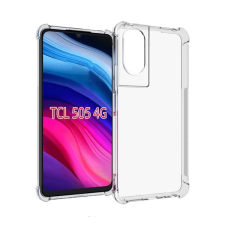 Gigapack Szilikon telefonvédő (ütésállóság, légpárnás sarok) ÁTLÁTSZÓ TCL 505 tok és táska