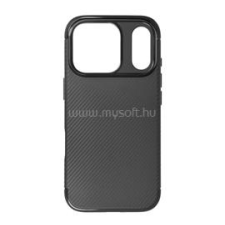 Gigapack Szilikon telefonvédő (ütésállóság, légpárnás sarok, karbon minta) FEKETE (GP-173674) tok és táska
