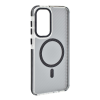 Gigapack Szilikon telefonvédő (ütésállóság, légpárnás sarok, karbon minta, wireless, MagSafe) FEKETE Samsung Galaxy A36 5G (SM-A366)